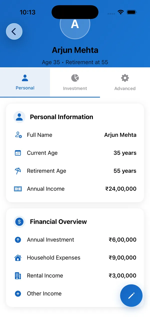 Your profile